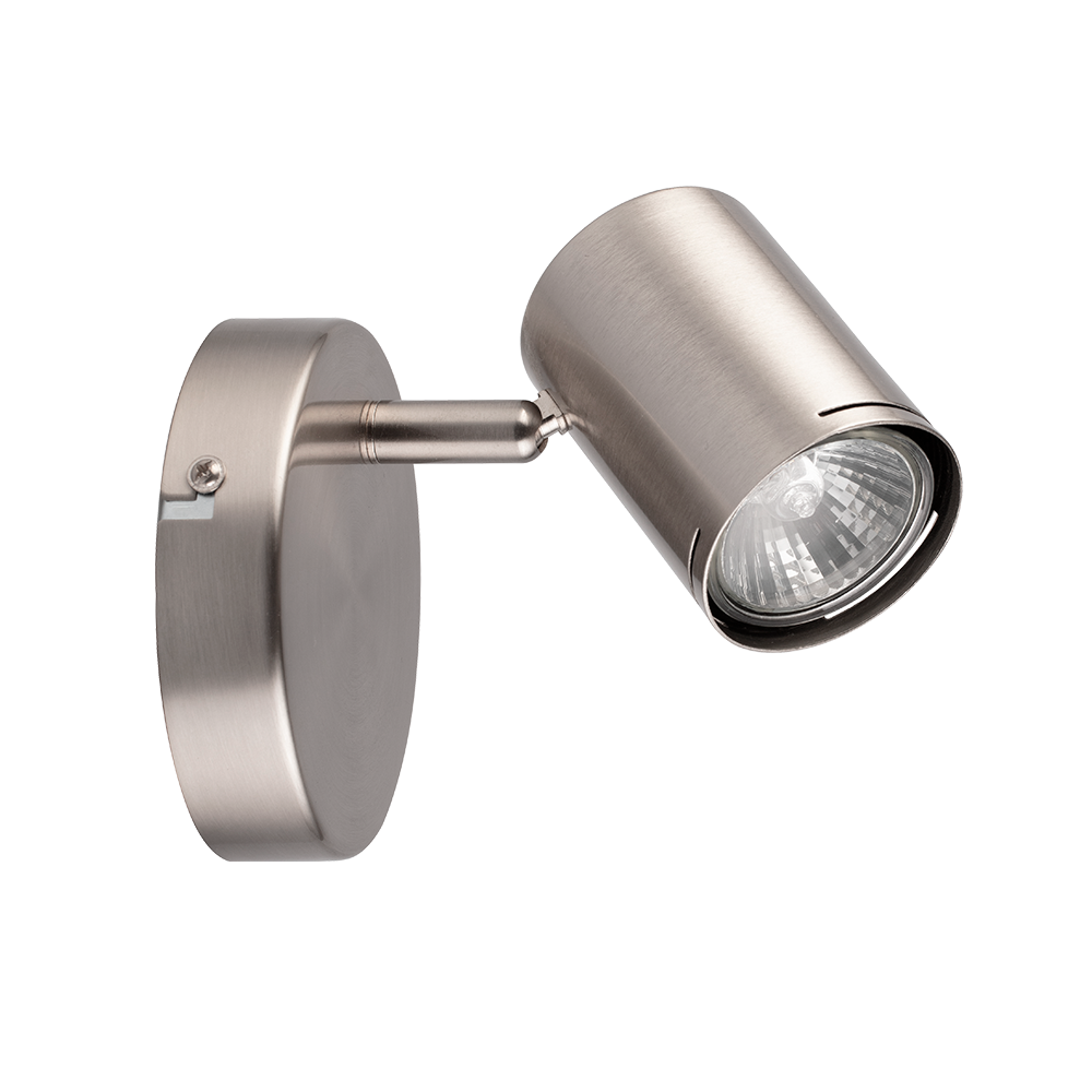 APLIQUE 1 LUZ MARKAS PLATIL BASE 11CM U1041